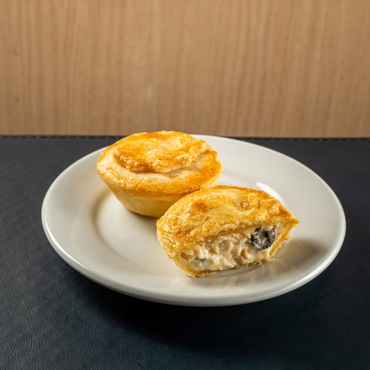 Empada de bacalhau com natas