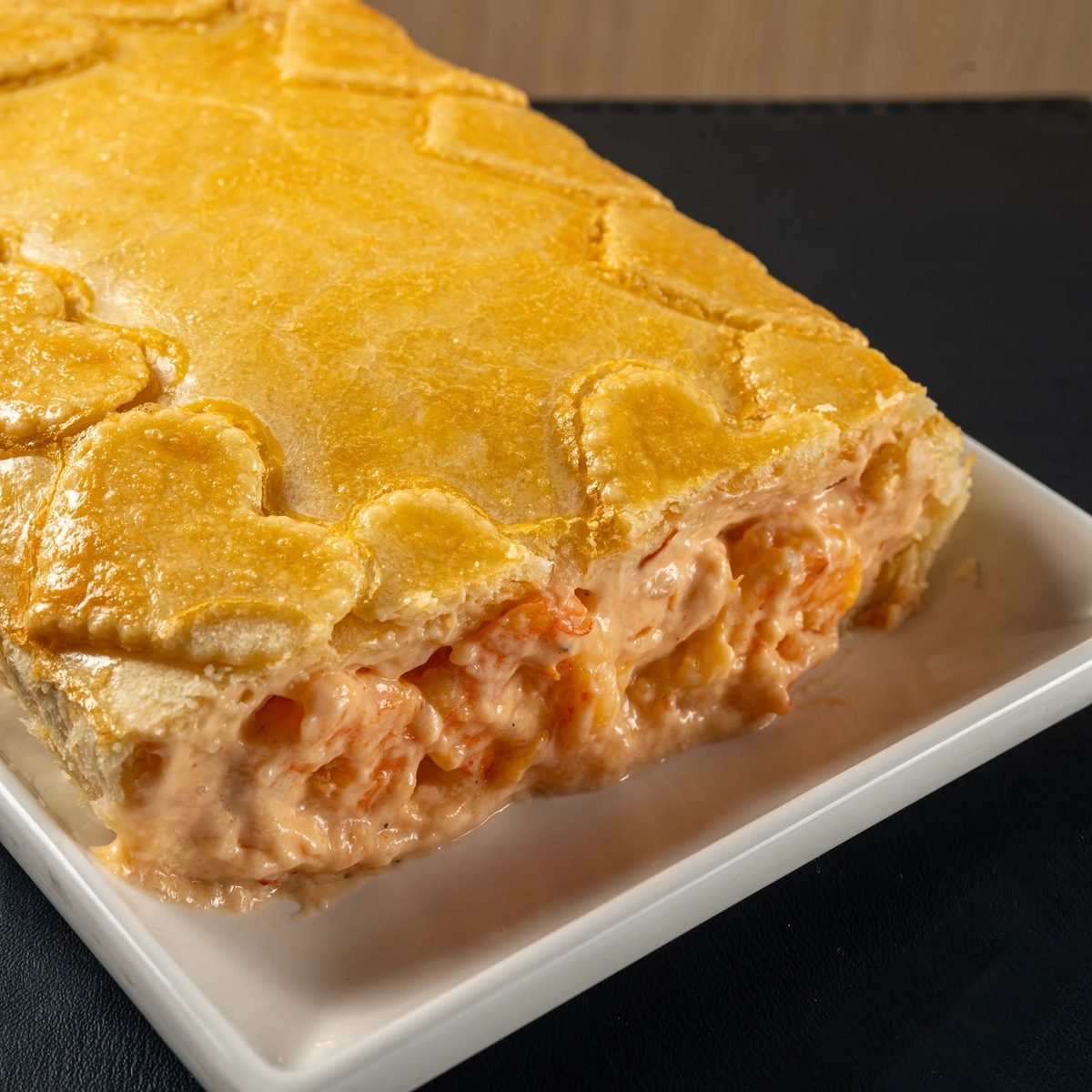 Torta de camarão